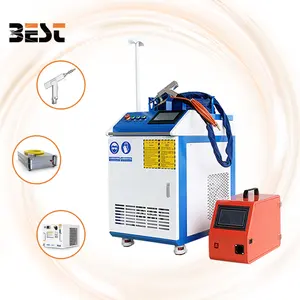 Laser BEST 3000W Handheld Fiber Laser Welding Machine And Laser Cleaning And Cutting Machine 3 In 1 Motor Provided 2000w