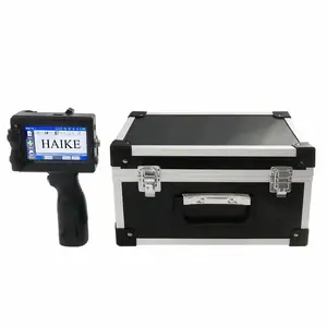 Máquina de impresión de inyección de tinta manejada a precio barato para impresora de inyección de tinta de código caja de cartón corrugado