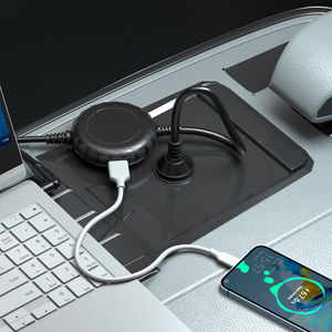 Adaptateur de chargeur de voiture universel 100W 15-20V QC3.0 pour ordinateur portable/téléphone/écouteurs 5V 2.1A Câble de 1,8 m 1 port USB Matériel ABS - Product Image 2