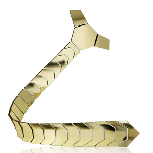 Hamocigia China Factory Custom Premium Handmade Wedding elegante <span class=keywords><strong>cravatta</strong></span> esagonale <span class=keywords><strong>di</strong></span> lusso in acrilico - Product Image 1