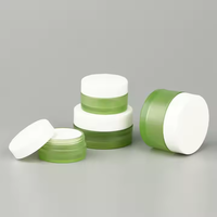 5g 8g 10g 15g 30g 50g Pot de crème cosmétique en plastique PETG givré vide pour les yeux