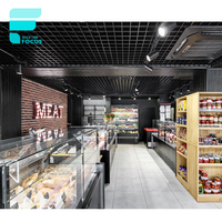 Conception de l'aménagement des supermarchés, présentoirs pour épicerie, conception de mini-supermarchés, étagères de présentation, mobilier