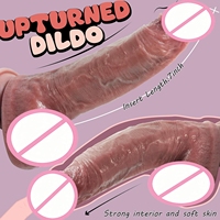 Dildo incurvé ultra réaliste en silicone souple double, étanche, 9 pouces, avec ventouse puissante pour utilisation mains libres, pour femmes et hommes