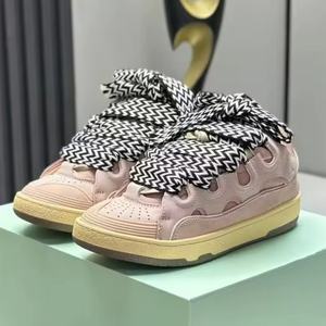 Chaussures de luxe originales de la marque Lan pour hommes, style de marche doodle, chaussures haut de gamme luxueuses et élégantes, baskets en vigne - Product Image 3