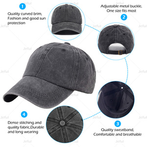 Rửa nóng màu hồng không có cấu trúc sắc tố rửa bông CHA mũ tùy chỉnh thêu logo 6 Bảng điều khiển cổ điển Bóng Chày đau khổ - Product Image 3