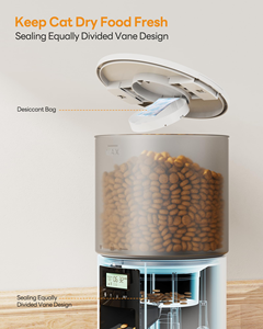 Comedero Inteligente para Mascotas de Plástico Sólido Moderno de 4L con Control Remoto por Aplicación, Cámara y Tazón de Acero Inoxidable para Perros y Gatos - Product Image 4