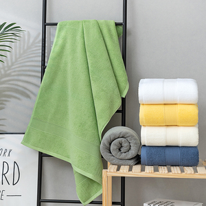 Home Luxury Cotton 70x140cm Custom Adult Towel Cotton Patterned Bath Towels - Product Image 2