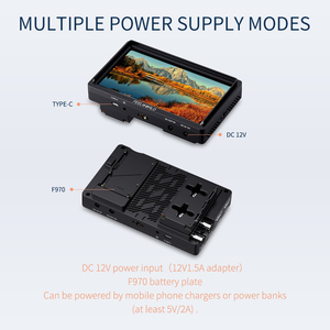 Moniteur d'appareil photo FEELWORLD FW568S 6 pouces FHD IPS 4K HDMI 3G-SDI, kit d'alimentation F970, directement <span class=keywords><strong>de</strong></span> l'usine OEM pour moniteur <span class=keywords><strong>de</strong></span> terrain DSLR - Product Image 5