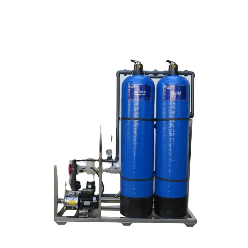 Purificador de agua de ósmosis inversa comercial 1000LPH mini máquina de agua pura mineral planta de purificación de agua por ósmosis