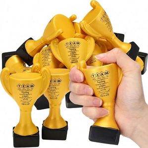 Promotional Imprint Ball Soft Squeezable <b>Trophy</b> Stress Relief Toys for Giveaway Gifts - Product Image 2