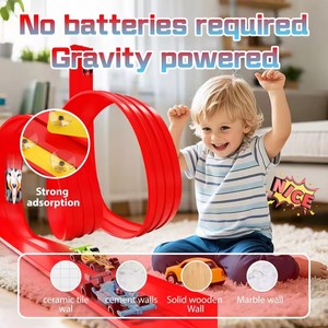 Pista de Carreras de Coches Antigravedad Flexible de 4-5 Metros para Niños, Juguete Educativo de Plástico para Interior, Regalo de Cumpleaños para Niños - Product Image 3