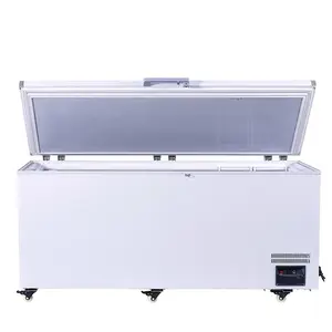 2024 Hot Sell Seafood Deep Freezer Minus 60 Degree 920L Top Open Ultra Low Temperature Tuna Supermarket Freezer For Fish Storage