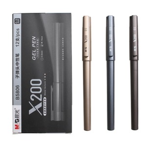 Stylo gel métallique M&G X200 0,5 mm, stylo d'écriture pour le bureau et l'école - Product Image 5