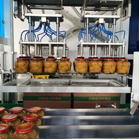 Ligne d'emballage entièrement automatique LWT pour plats préparés en bouteille et en conserve, machine de conditionnement en boîtes pour boîtes de conserve