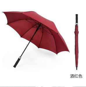 Parapluie pliant 8 baleines entièrement automatique noir en plastique pour jours ensoleillés et pluvieux, logo personnalisé, diamètre ouvert 92 cm, vente en gros - Product Image 3