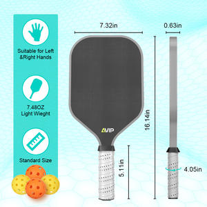 Özel Gen4 hiçbir desen termoform UPA-A belgelendirme 16mm Gen 4 TFP çekirdek Genesis karbon <span class=keywords><strong>Fiber</strong></span> zımpara Pickleball kürek - Product Image 2