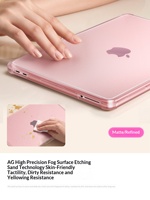 Pour MacBook Neo 13 pouces, coque rigide transparente givrée, ultra-fine, antichoc, protection pour MacBook Neo 2026, nouveau