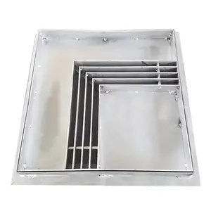 JNZ High Quality Metal Fuel Tanker Manhole Cover Metal Stainless Steel Manhole Covers 600*600mm