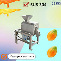 Máquina Industrial para Pulpar y Triturar, Motor de 220V y 1.5kW, Marca Reconocida, Canal Único para Frutas y Verduras