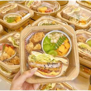 YBLPAK - Tazones de <span class=keywords><strong>Papel</strong></span> Octagonales de 17 oz, Recipientes Desechables <span class=keywords><strong>para</strong></span> Alimentos, Caja de <span class=keywords><strong>Papel</strong></span> <span class=keywords><strong>para</strong></span> Ensaladas con Tapa, Apta <span class=keywords><strong>para</strong></span> Ensaladas Dietéticas, Helados y Yogur - Product Image 1