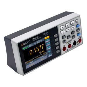 OWON Multimeter Digital XDM1241, Multimeter suhu Desktop LCD 55000 "True RMS 3.5" - Product Image 4