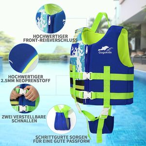 Gogokids <span class=keywords><strong>Gilet</strong></span> <span class=keywords><strong>de</strong></span> bain flottant en néoprène pour tout-petits Maillot <span class=keywords><strong>de</strong></span> bain flottant <span class=keywords><strong>Gilet</strong></span> <span class=keywords><strong>de</strong></span> sauvetage pour enfants Veste <span class=keywords><strong>de</strong></span> <span class=keywords><strong>flottaison</strong></span> pour enfants - Product Image 2