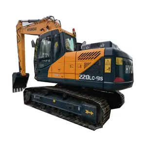 Used Excavator Hyun dai 220LC-9S Digging Machine with Running Condition in Low Working Hours on Selling