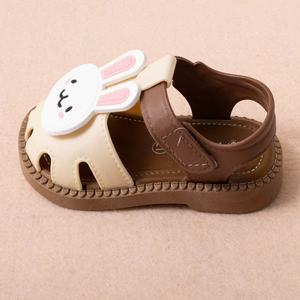 <span class=keywords><strong>Sandales</strong></span> d'été pour filles, motif lapin et carotte, antidérapantes, chaussures plates pour enfants, semelles souples, <span class=keywords><strong>sandales</strong></span> de plage pour tout-petits - Product Image 6