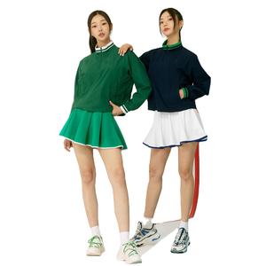 맞춤 로고 여름 자외선 차단 골프 테니스 하프 집업 자켓 하이웨이스트 포켓 포함 투인원 스커트 파델 피클볼 웨어 - Product Image 2