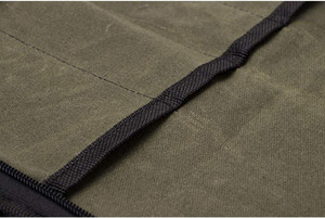 Échantillon gratuit Sac à couteaux de chef portable en toile durable avec 24 emplacements pour couteaux Sac de rangement pour couteaux - Product Image 3