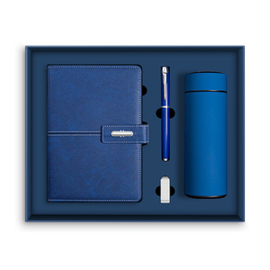 Custom Logo Luxury Stationery, <b>Notebook</b> Pen Corporate Gift <b>Set</b> Business Black Leather Magnetic A5 Journal <b>Set</b> With Water Bottle/ - Product Image 1