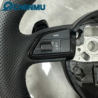 Volant de voiture en cuir pour Audi Q3 Q5 A3 S3 S8 R8 S6 S7 A4 A5 A6 A7 2014 2015 2013 S-Line Sport à fond plat – Vente directe usine