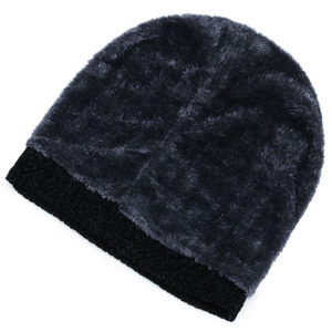 Ski Cap Woolen Hat Navy Blue Warm Windproof Keep Warm For Men Elderly Autumn Winter - Product Image 5