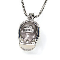 Casques de moto vintage Flipt, accessoires de mode en acier inoxydable, pendentifs et ornements