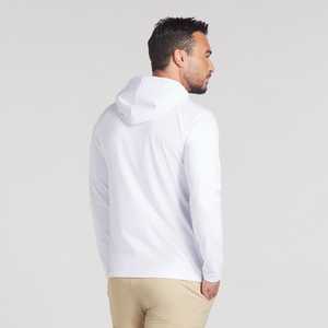 Sudadera con capucha de color sólido transpirable al por mayor para hombre diseño de logotipo personalizado con impresión digital sudadera informal para hombre en primavera - Product Image 1