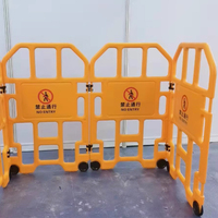 Barre de maintenance électrique d'ascenseur, garde-corps de construction évolutif, barrière d'isolation portable de sécurité d'avertissement d'escalator pliable