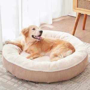 부드럽고 튼튼한 원형 도넛 모양 고양이와 강아지 쿠션 침대 (중형견, 대형견용) - Product Image 6