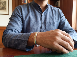 Gold Plated <b>Men</b> Kada Classic Design Fashion Jewelry Stylish Traditional Wrist Accessory for <b>Men</b> Ideal for Party Wear Everyday - Product Image 5