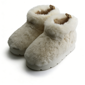 Stivali da Neve in Finta Pelliccia per <span class=keywords><strong>Donna</strong></span>, Design Peluche su Tutta la Superficie, Scarpe Invernali Calde e Comode, Logo e Stile Personalizzabili, Vendita all'Ingrosso OEM/ODM - Product Image 2