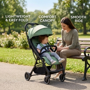 Carrito de Bebé Plegable JXB, Compacto y Portátil para Viajes, con Logotipo Personalizado OEM - Product Image 1