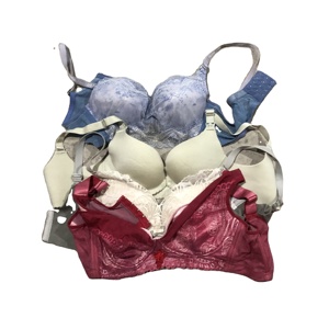 最佳质量低价格舒适文胸女士时尚设计二手文胸二手衣服库存 - Product Image 4