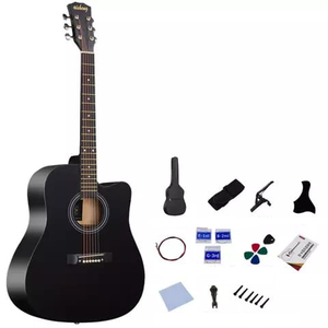 Ensemble de guitares acoustiques en bois massif, guitares acoustiques de <span class=keywords><strong>41</strong></span> pouces - Product Image 5