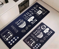 Tapis de Cuisine Ergonomique Anti-Fatigue pour Fourchettes, Conception Épaisse et Rembourrée, Surface Antidérapante et Résistante aux Taches, Soulage la Pression sur les Jambes et le Dos