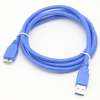 Câble d'extension USB 3.0 AM vers Micro BM haute vitesse avec gaine en PVC pour applications microphone et moniteur, charge rapide et transfert de données
