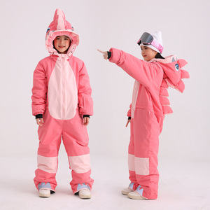 <span class=keywords><strong>Combinaison</strong></span> <span class=keywords><strong>de</strong></span> <span class=keywords><strong>ski</strong></span> à capuche pour enfants, garçons et filles, bébé, coupe-vent, chaude, motif <span class=keywords><strong>de</strong></span> dinosaure <span class=keywords><strong>de</strong></span> dessin animé pour hommes et femmes - Product Image 1