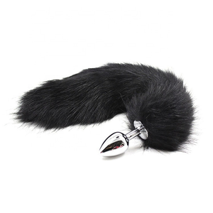 Anal Plug <span class=keywords><strong>Real</strong></span> Fox tail BDSM Juguetes sexuales para mujeres Parejas Juegos para adultos Sex Shop - Product Image 4