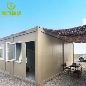 Casa alimentada por energía solar, contenedor de 3 habitaciones prefabricada, Casas en venta, CHINA, envío gratis