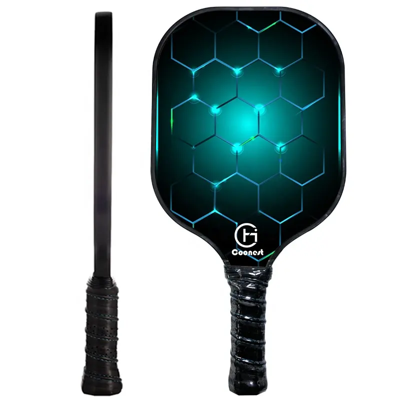 Custom Carbon Fiber Pickleball Paddle Met Custom Design Pickleball Racket