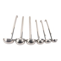 Ustensiles de cuisine XR Louche à soupe avec manche long Acier inoxydable 304 Différents types de louche Louche à soupe