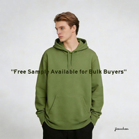 Hoodie Premium 300g Bahan Tebal Pria Wanita Layanan Branding Logo Kustom 100% Katun Model Boxy Fit Sweatshirt Oversize
